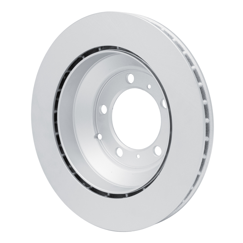 Porsche Cayenne Brake Rotor (1) - Rear - R1 Concepts - Hi-Carbon Alloy GeoMET Coated Rotor - `19-`23